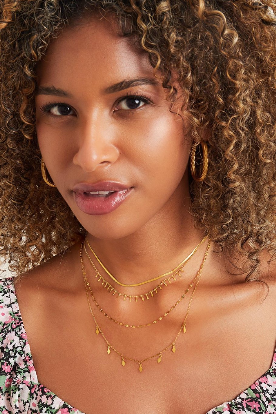 Ketting met meerdere lagen Zilver Stainless Steel Afbeelding2